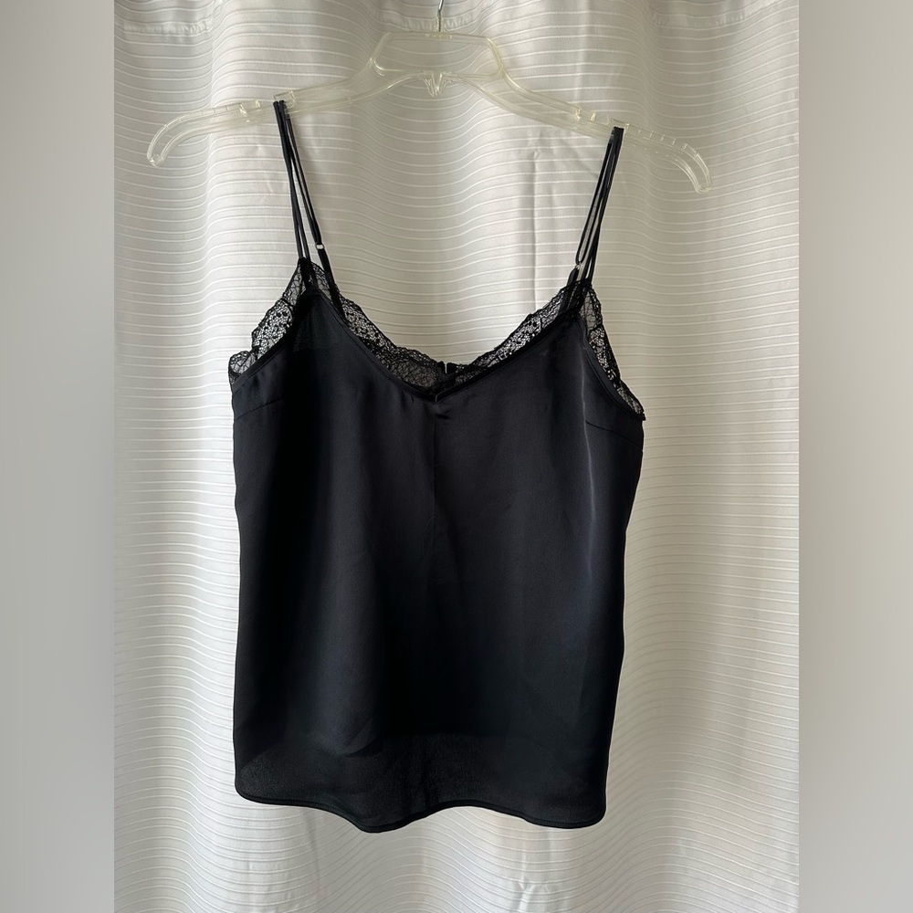 Abercrombie & Fitch Black Lace Trim Cami Top